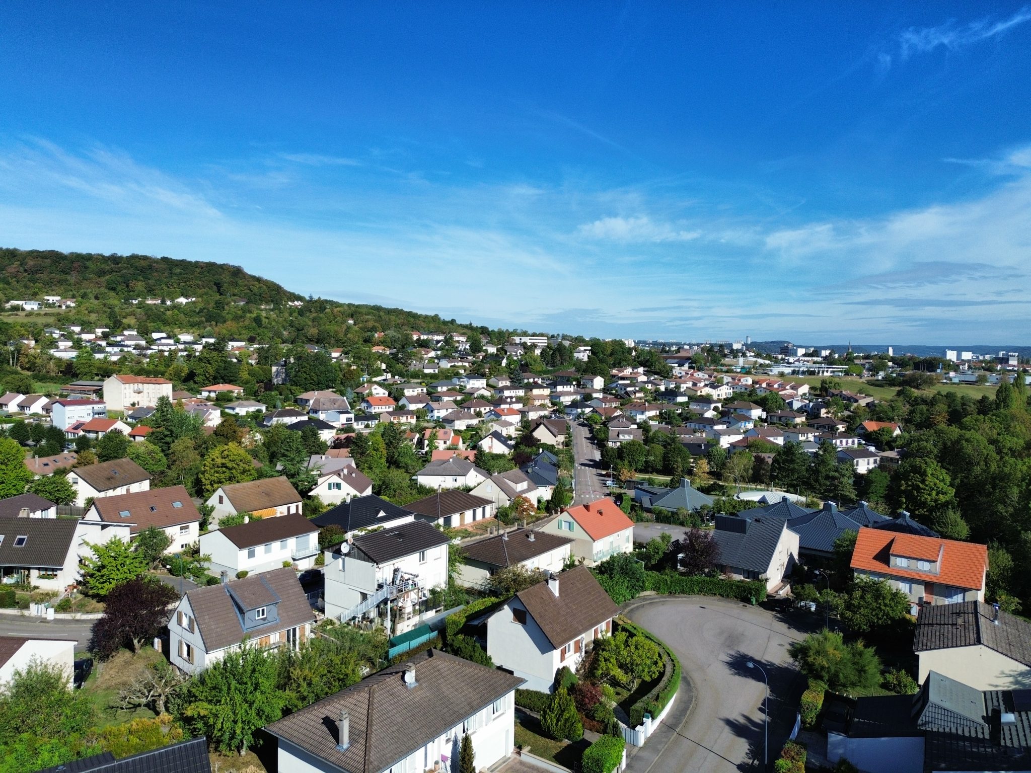 Photo aérienne par drone d'un bien immobilier à Houdemont